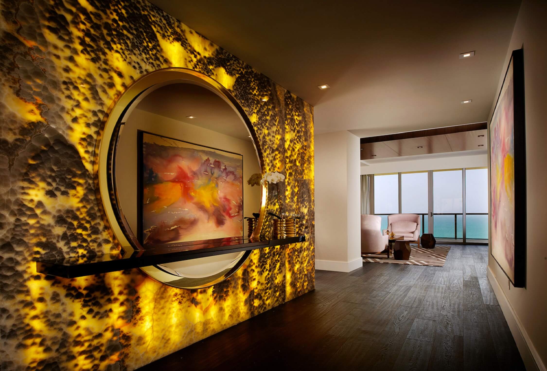 INSPIRATION: Living / Interior Walls / Onyx / Yellow Onyx / Tania Sunny Shine